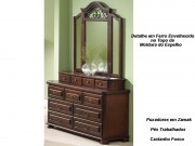 Comoda Penteadeira Domus Milano II 11 Gavetas 1.70 m